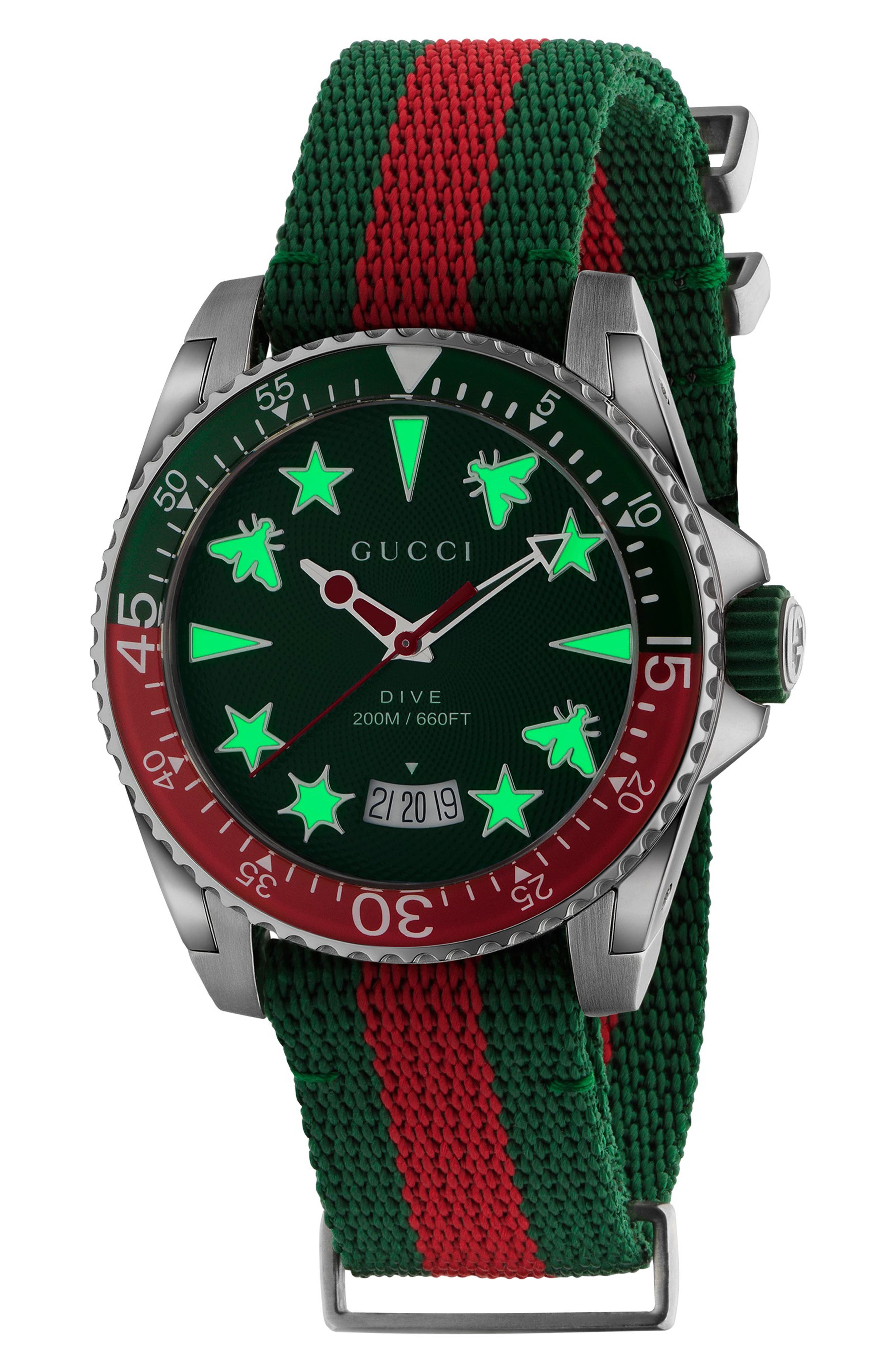 gucci dive watch strap