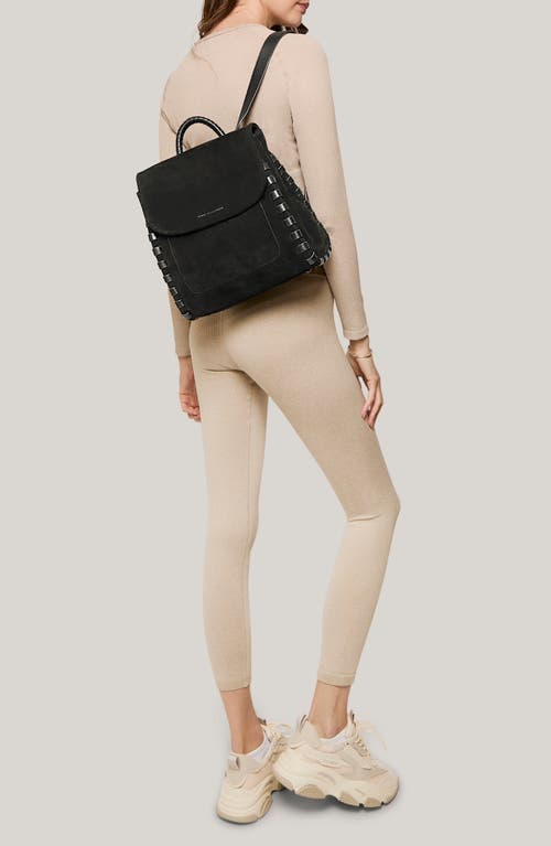 Shop Aimee Kestenberg Zen Leather Backpack In Black Suede