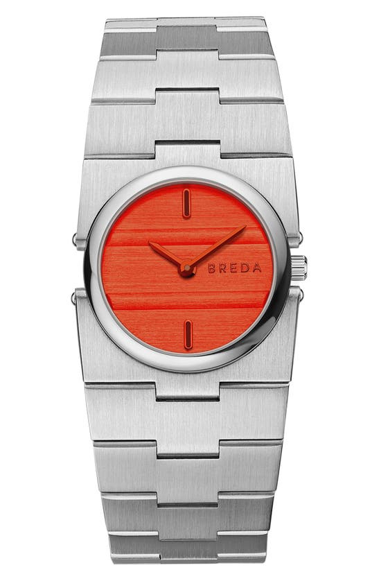 Shop Breda Sync Bracelet Watch, 25mm In Stainless Steel