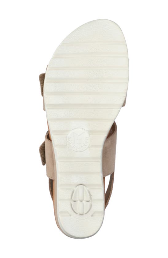 Mephisto Ysabel Slingback Platform Wedge Sandal In Light Taupe