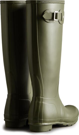 Hunter original tall hot sale wide leg rain boots