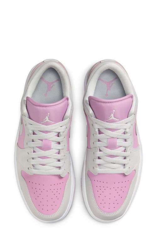 Shop Jordan Air  1 Low Sneaker In Orchid/neutral Grey/white