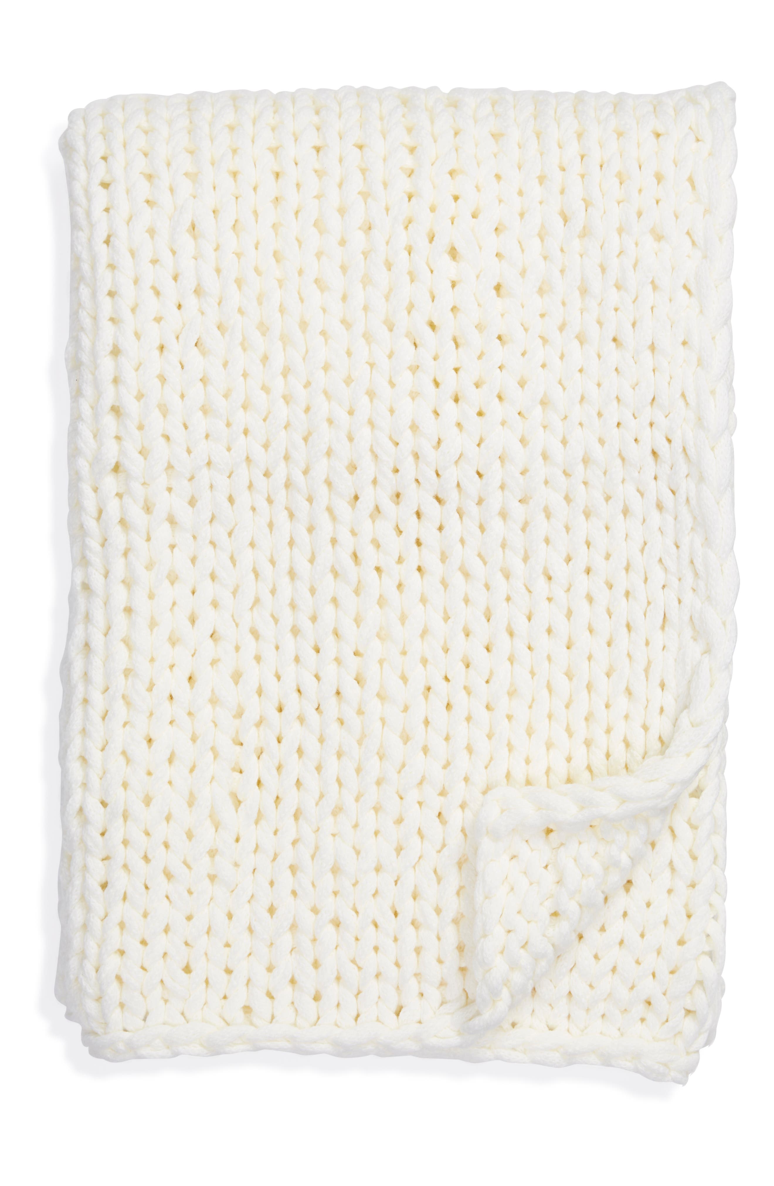 Treasure & Bond Jersey Rope Throw Blanket Nordstrom