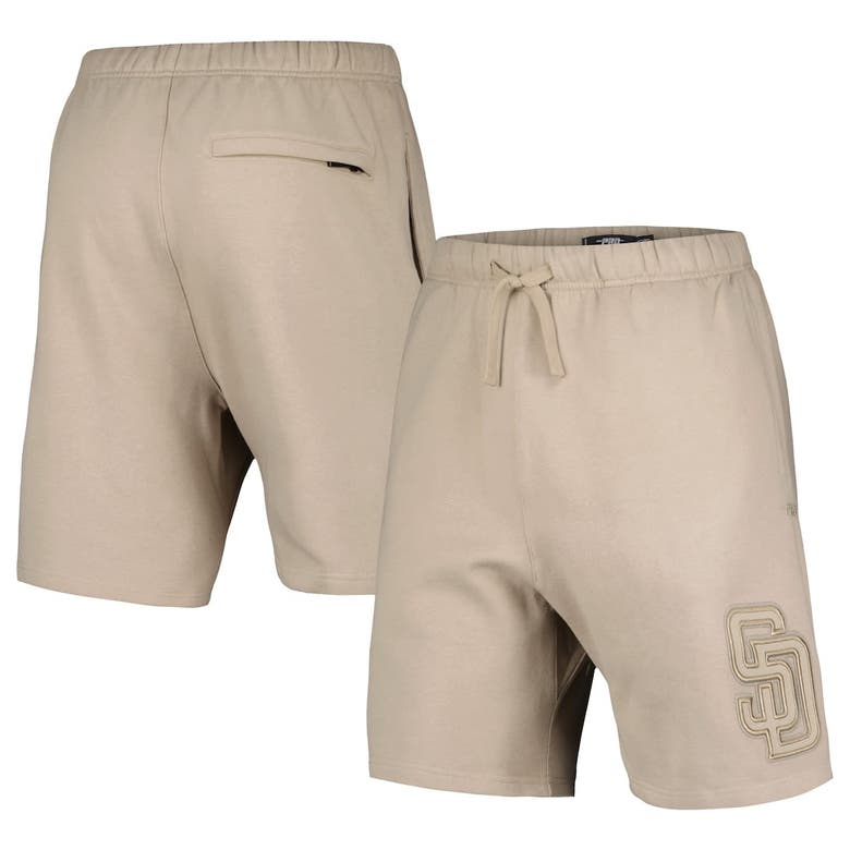 Shop Pro Standard Khaki San Diego Padres Neutral Fleece Shorts
