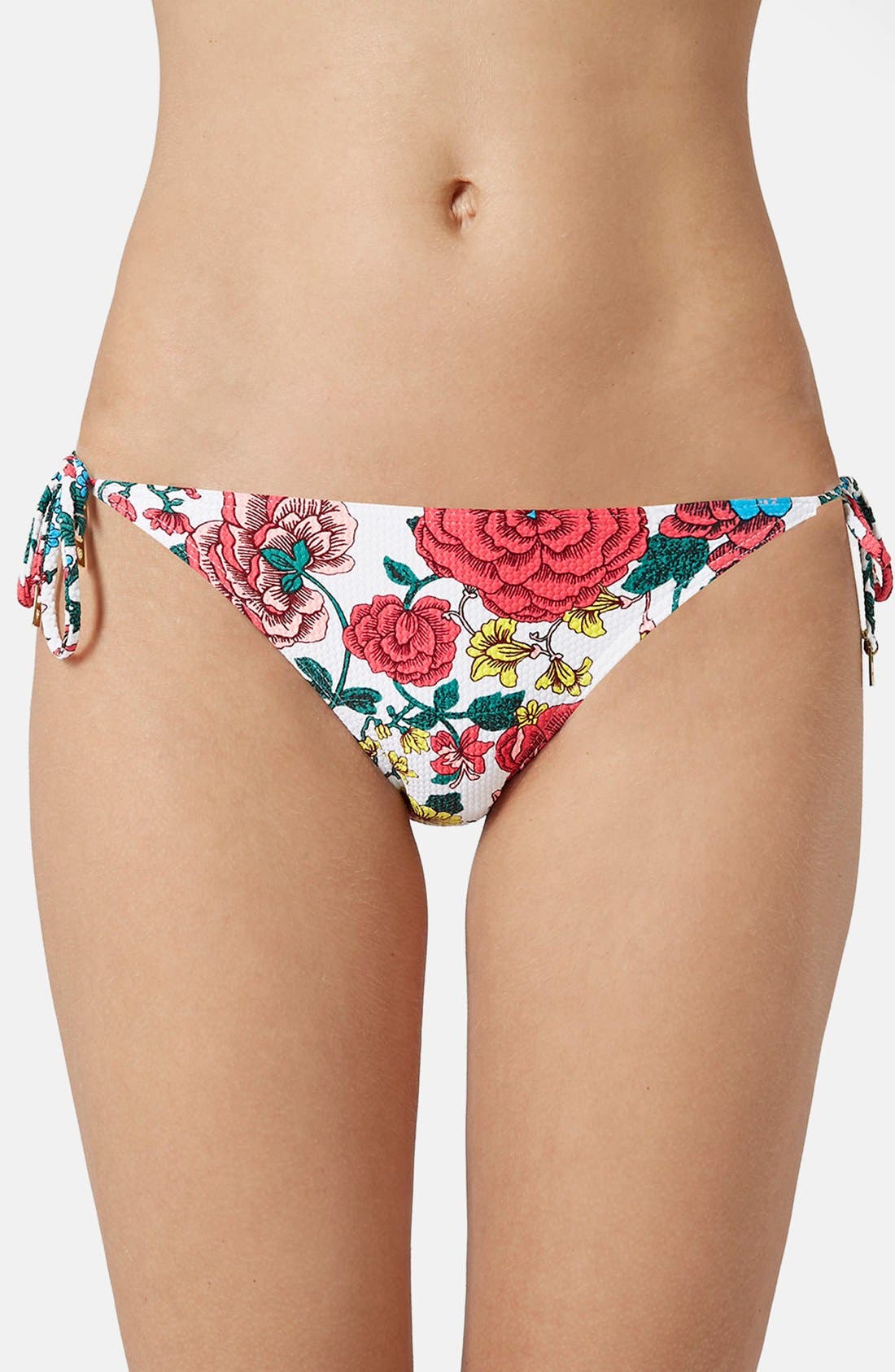 Floral Tie Side Bikini Bottoms Nordstrom