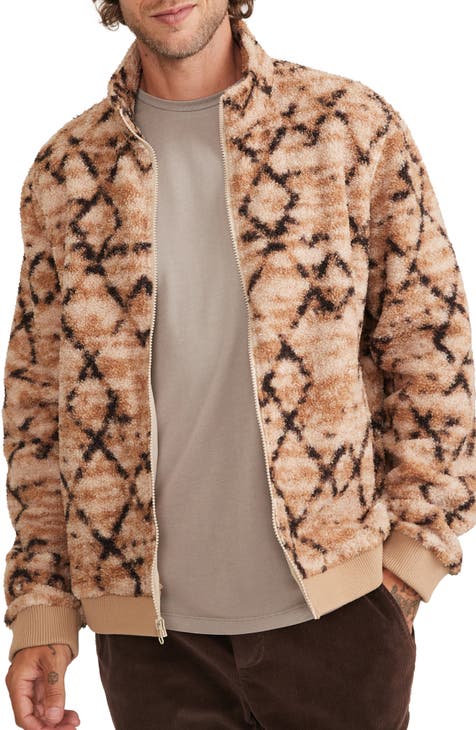 Billabong Switchback Animal Print Zip-Up Fleece Jacket, Nordstrom