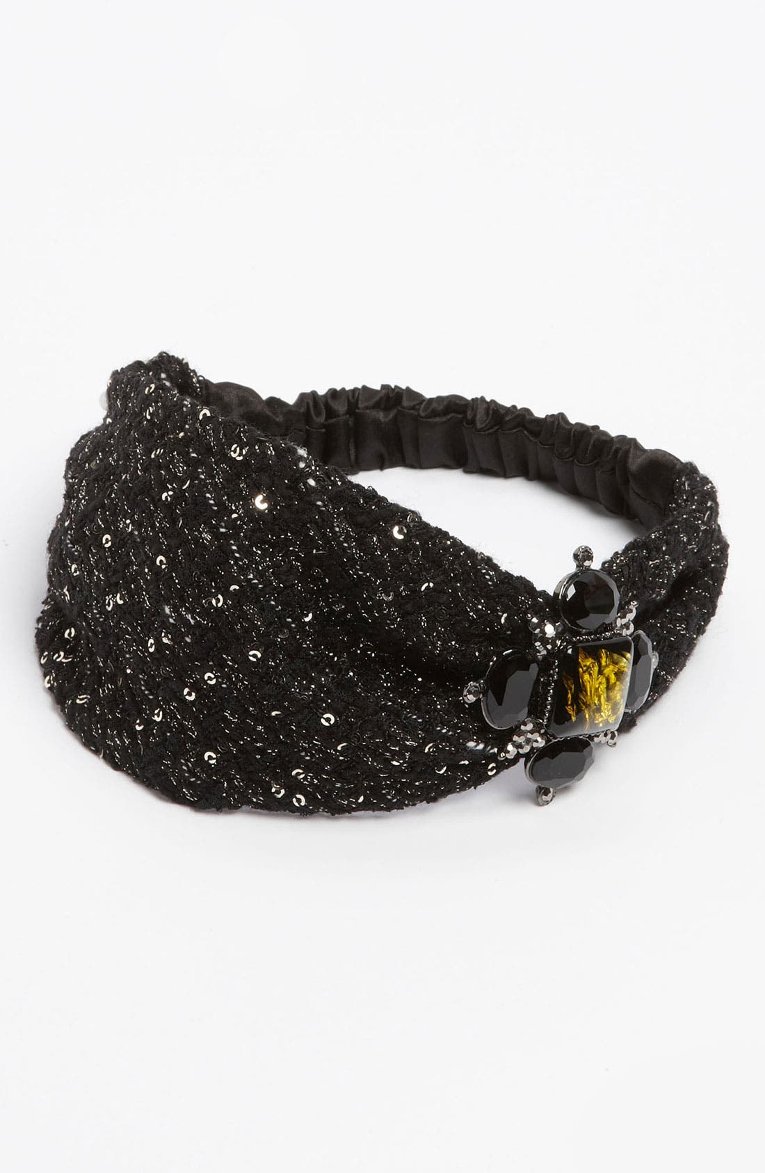 Cara 'Jewel Sparkle' Tweed Head Wrap Nordstrom