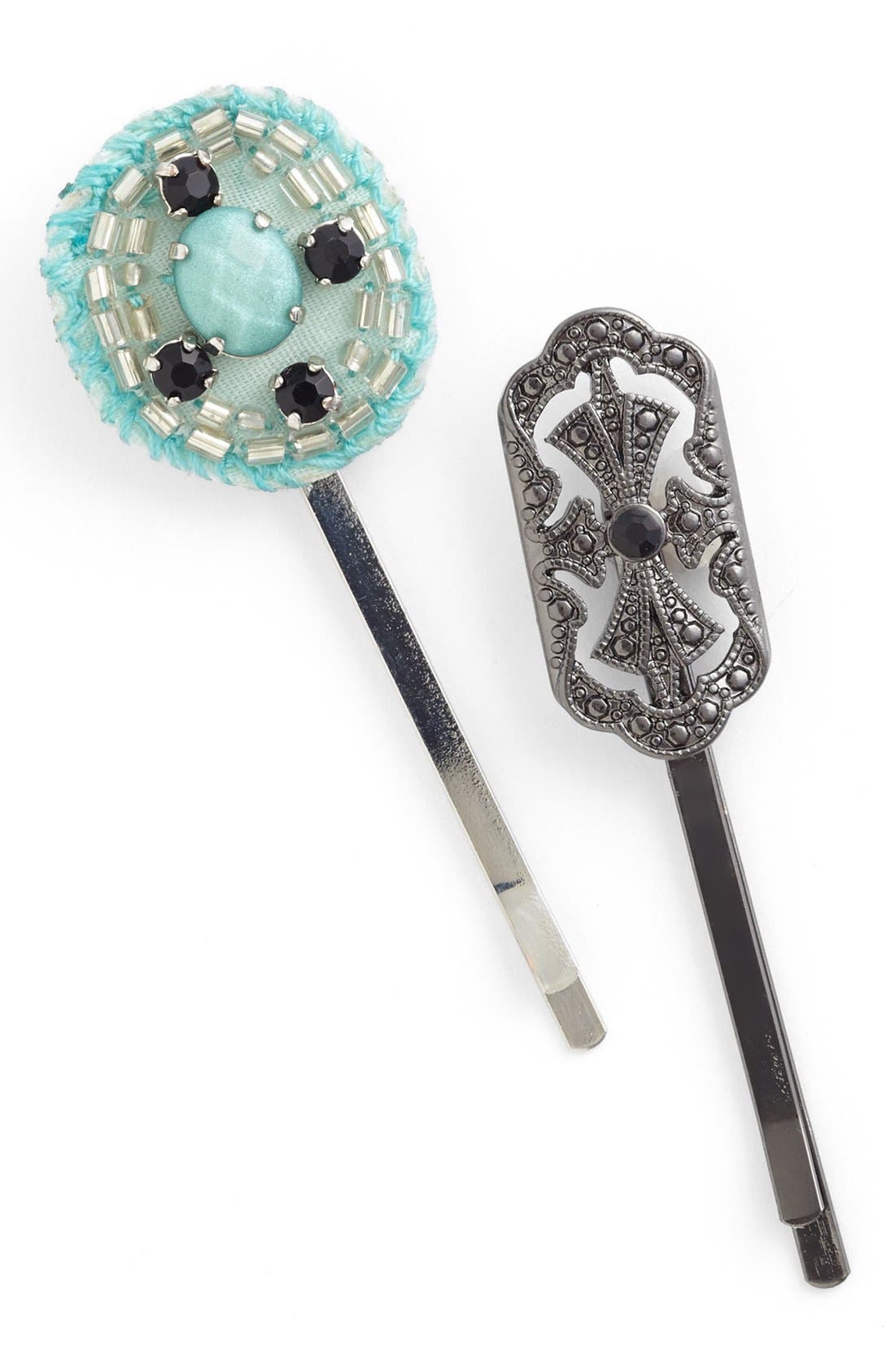 Berry 'Stacy' Bobby Pins (2Pack) Nordstrom