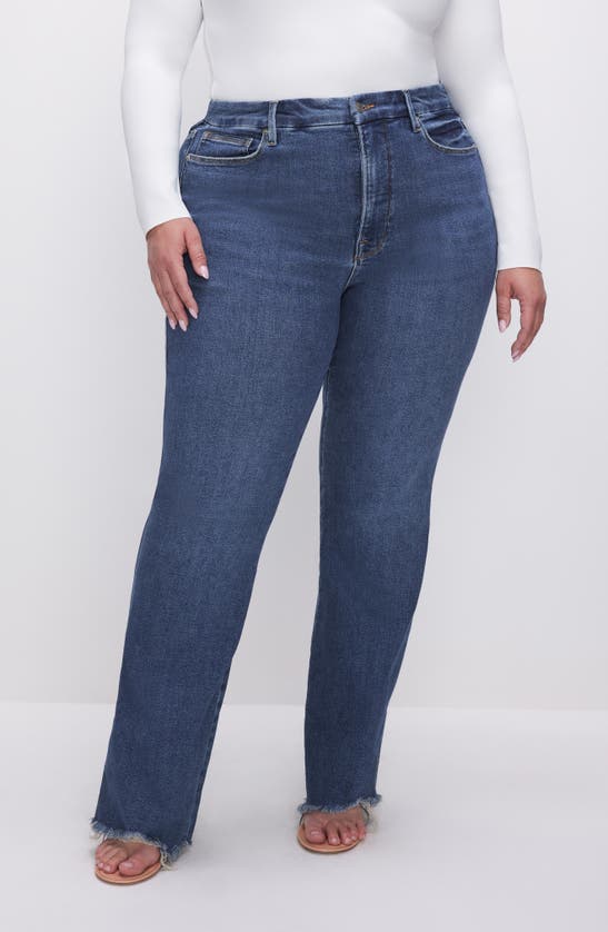 Good American Good Curve Bootcut Jeans In Indigo536