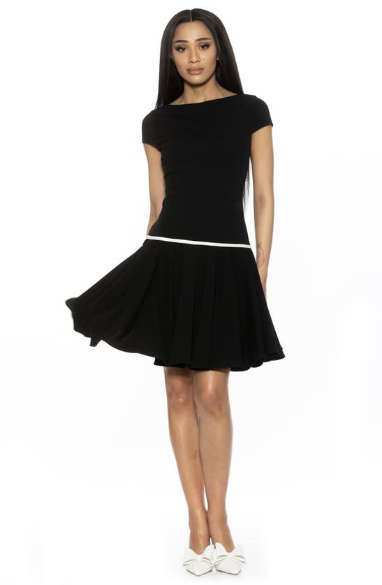 Alexia Admor Drop Waist Dress In Black