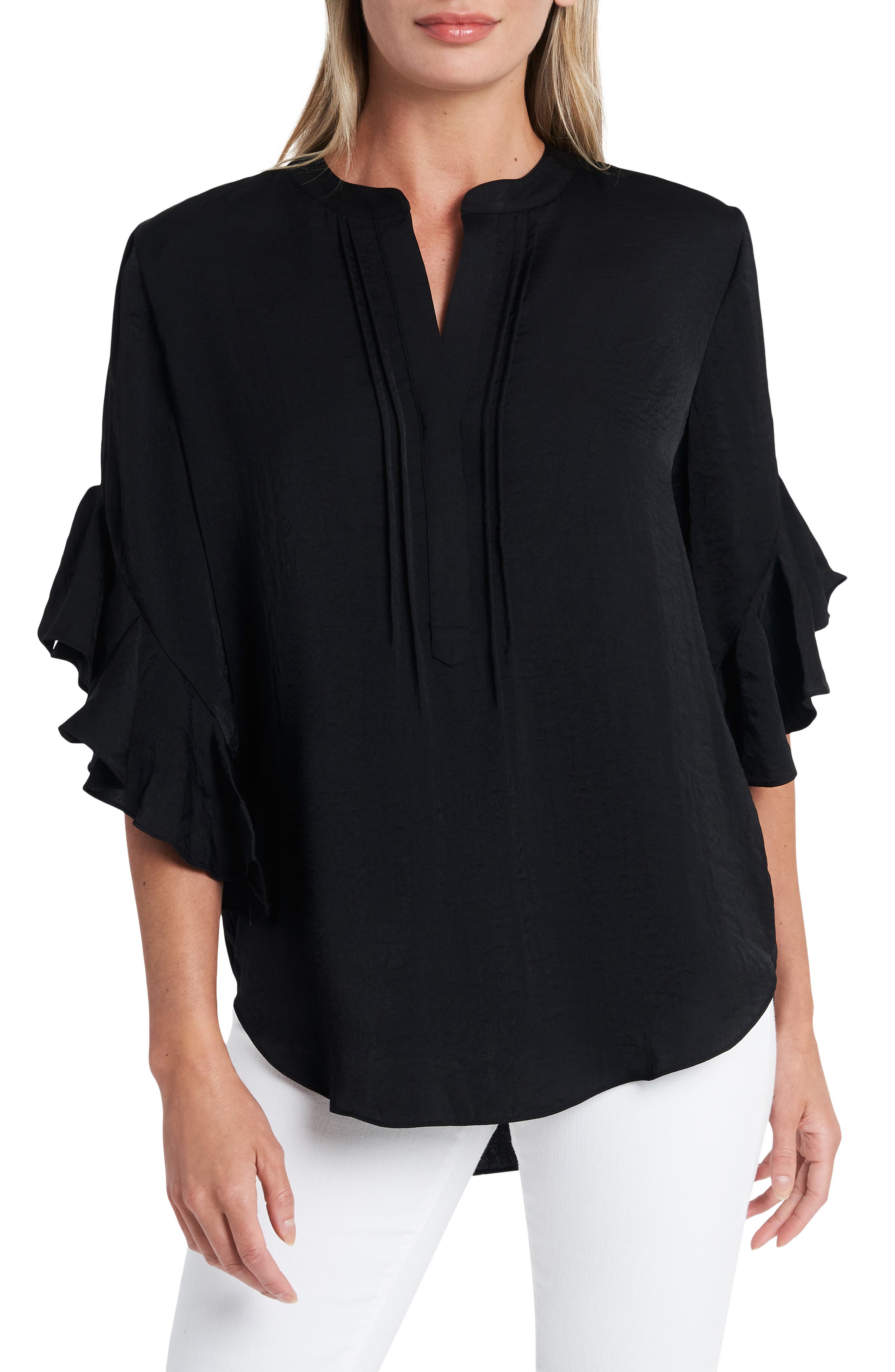 vince camuto ruffle blouse