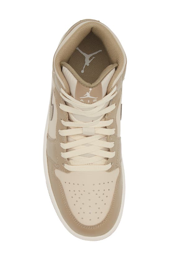 Shop Jordan Air  1 Mid Basketball Sneaker In Legend Brown/ Khaki/ Phantom