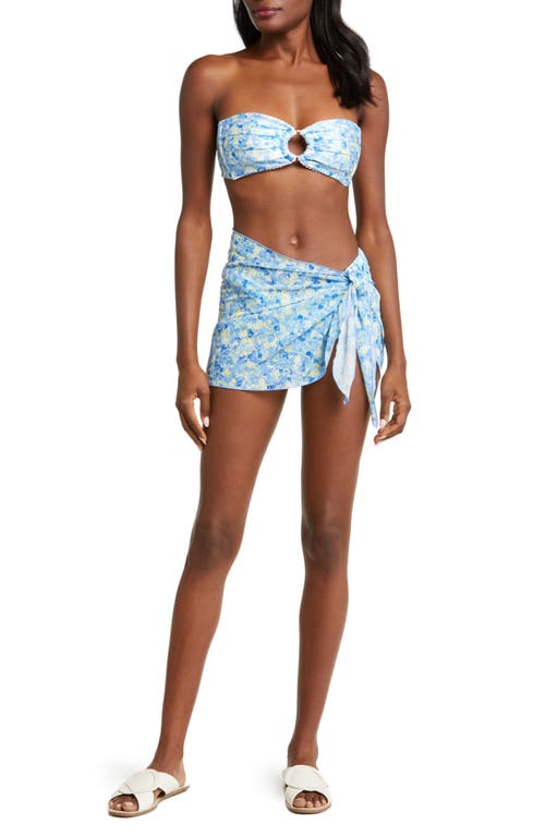 Floral Mesh Cover-Up Sarong in Love Story