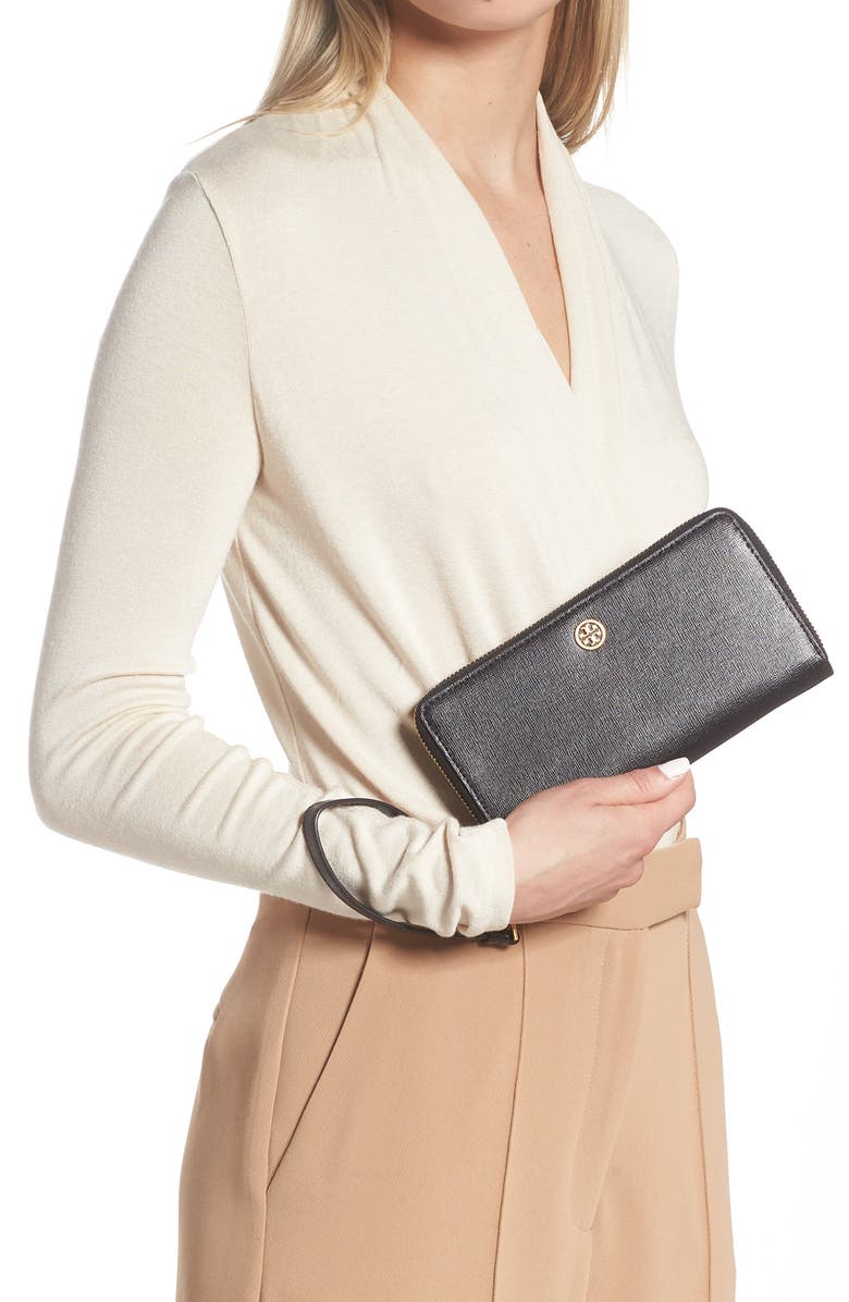Tory Burch Robinson Continental Leather Wallet | Nordstrom