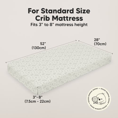 Keababies Isla Fitted Crib Sheets In Pine Grove