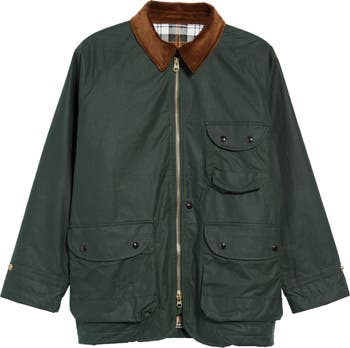 Water Repellent Waxed Cotton Coverall Jacket