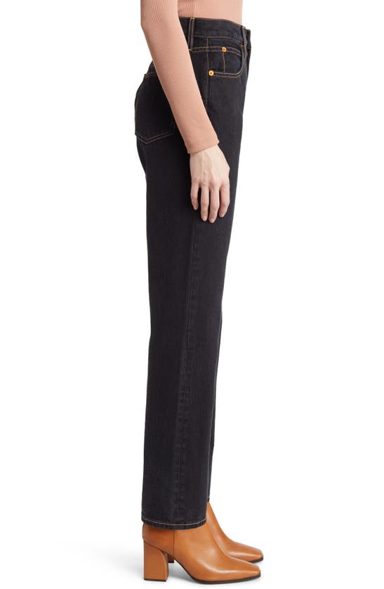 SLVRLAKE SLVRLAKE LONDON HIGH RISE STRAIGHT LEG JEANS 