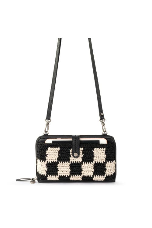 The Sak Iris Smartphone Crossbody In Black Check