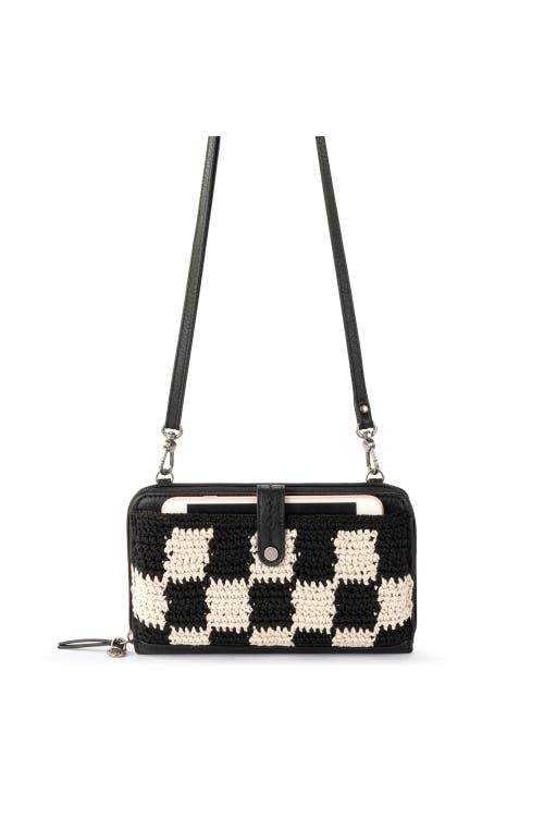 Shop The Sak Iris Smartphone Crossbody In Black Check