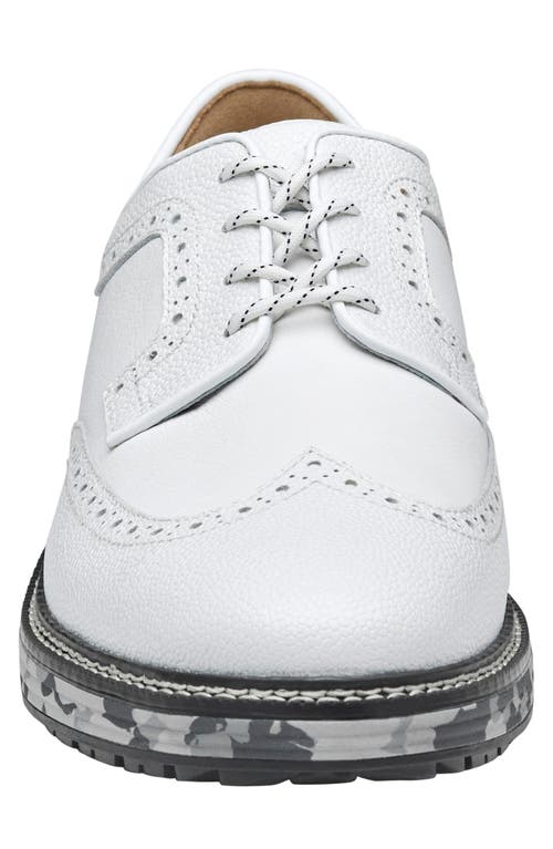 Johnston & Murphy Men's Waterproof Upton Gl3 Luxe Hybrid Shoes In White Wp Fg/scotch Grain