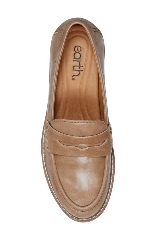 Earth Women's Javas Slip-on Penny Loafers In Light Brown