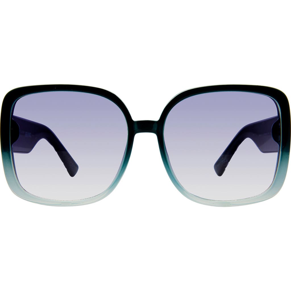 Kurt Geiger London 59mm Square Sunglasses In Blue