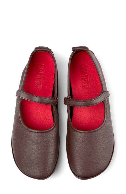 Shop Camper Nina Flat In Burgundy