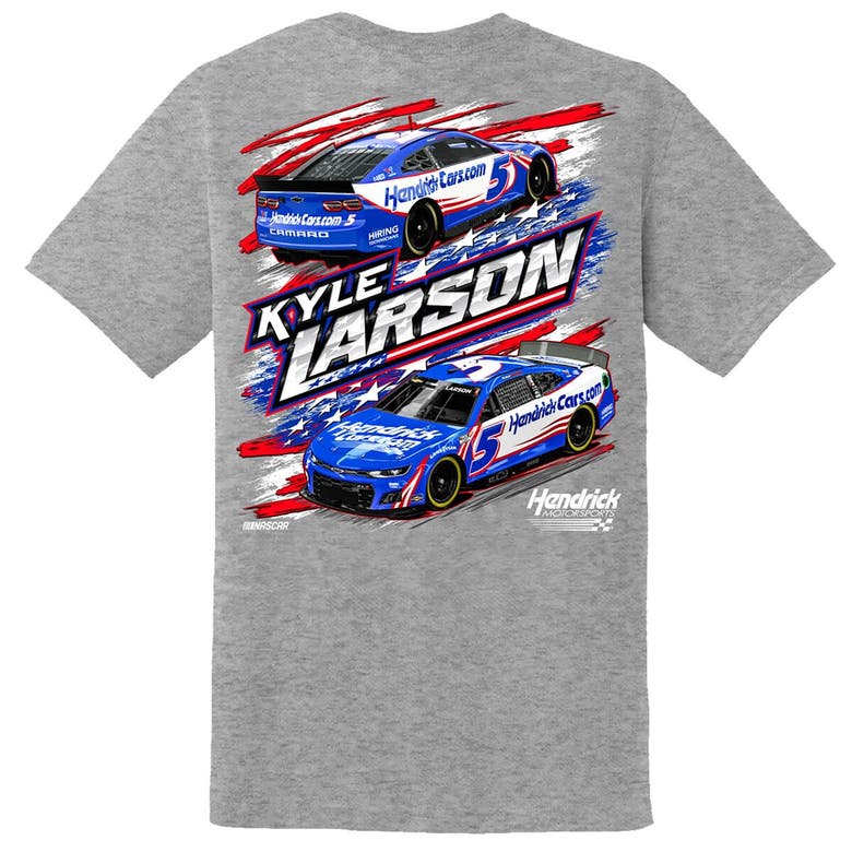 Shop Hendrick Motorsports Team Collection Gray Kyle Larson  Stars & Stripes T-shirt