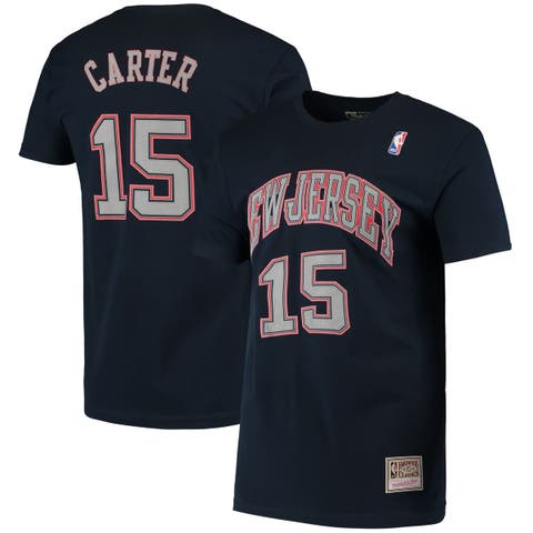 Mitchell & Ness Vince Carter Red Memphis Grizzlies Hardwood Classics Retro  Name And Number T-shirt for Men