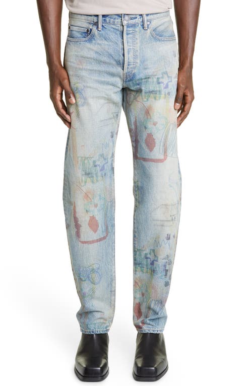 John Elliott Men's The Daze 2 Tapered Leg Jeans in Scribble