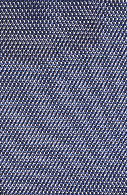 Tom Ford Diagonal Weave Mulberry Silk Tie In Avian Blue
