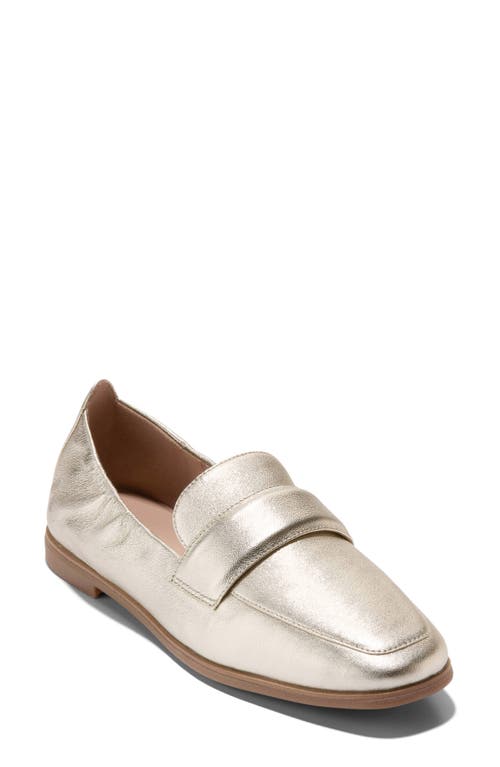 Shop Cole Haan Trinnie Loafer In Soft Gold