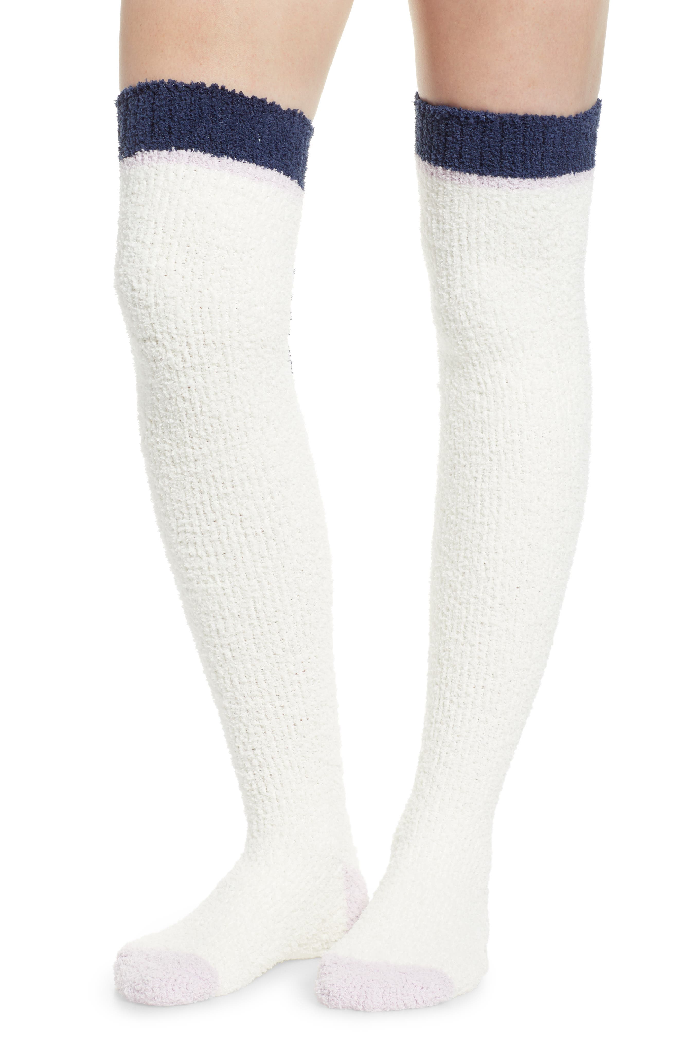 over the knee cozy socks