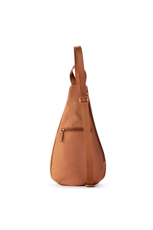 The Sak Geo Leather Sling Backpack In Tobacco