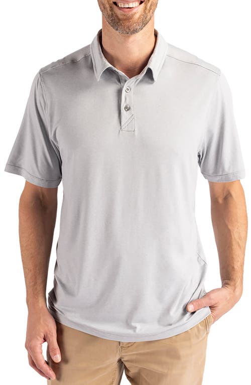 Shop Cutter & Buck Comfort Performance Jersey Polo In Concrete