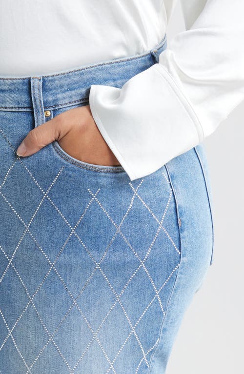 Kut From The Kloth Reese Diamond High Waist Ankle Slim Straight Leg Jeans In Gifted