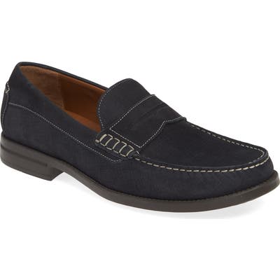 Johnston & Murphy Chadwell Penny Loafer- Blue
