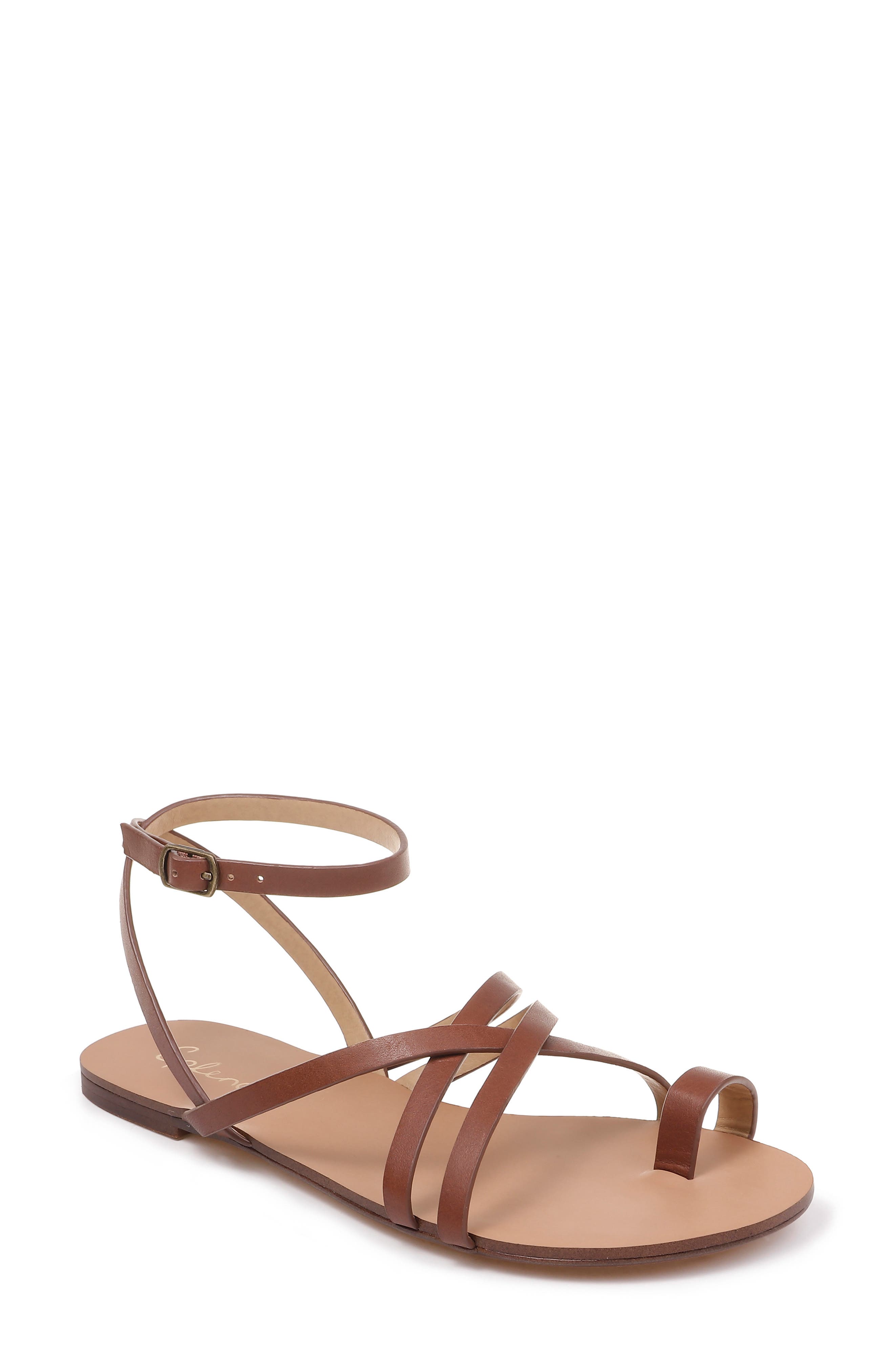 Splendid Sully Strappy Toe Loop Sandal- Brown