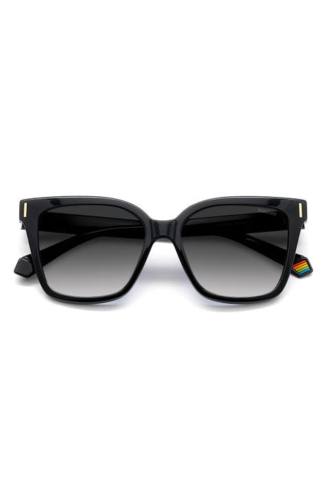 54mm Polarized Cat Eye Sunglasses