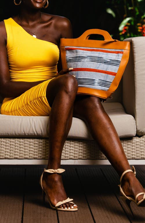 Sarep + Rose Emily Summer Tote In Caramel