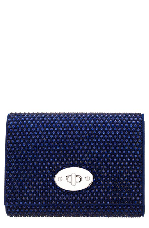 Shop Nina Cilian Clutch In Navy