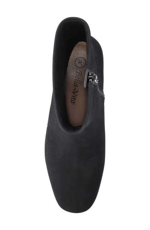 Bella Vita Harp Bootie In Black Lame