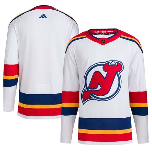 UPC 195745236682 product image for Men's adidas White New Jersey Devils Reverse Retro 2.0 Authentic Blank Jersey at | upcitemdb.com