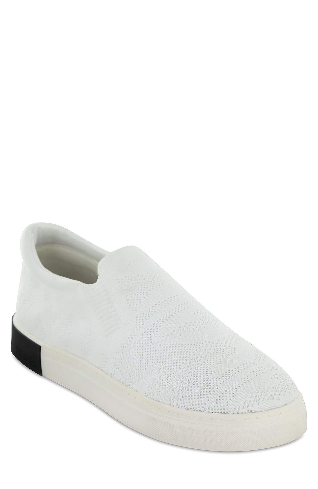 white slip on shoes mens