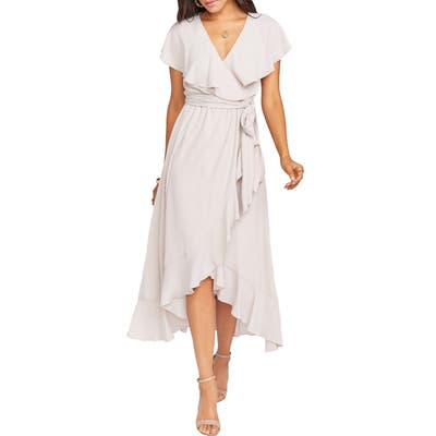 Show Me Your Mumu Jess Ruffle Maxi Dress, Beige