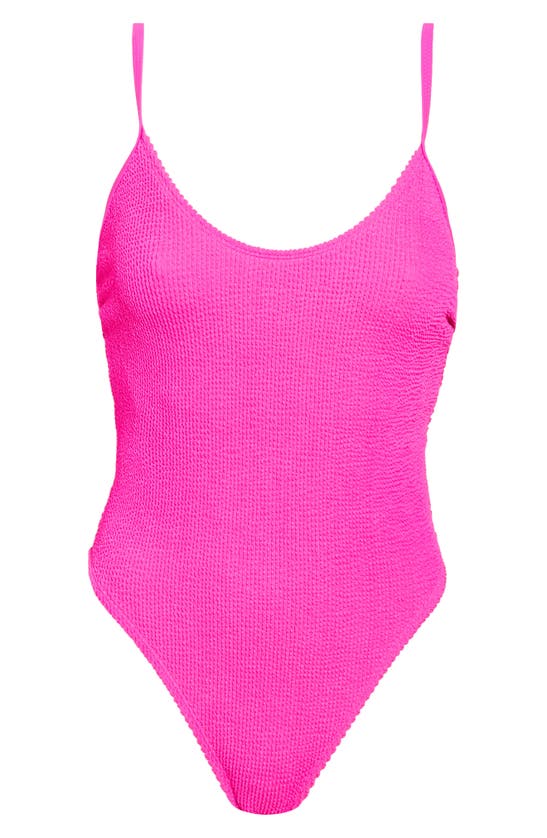 Good American Always Fits One-piece Swimsuit In Hawaiian Pink001