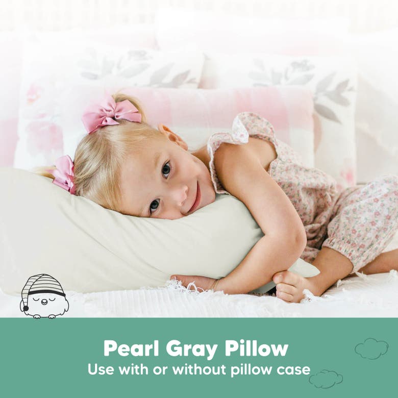 Shop Keababies 2-pack Toddler Pillows In Pearl Gray