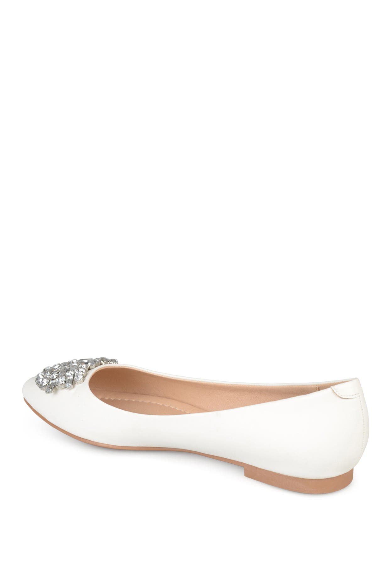 Journee Collection Renzo Embellished Flat In Light Beige4