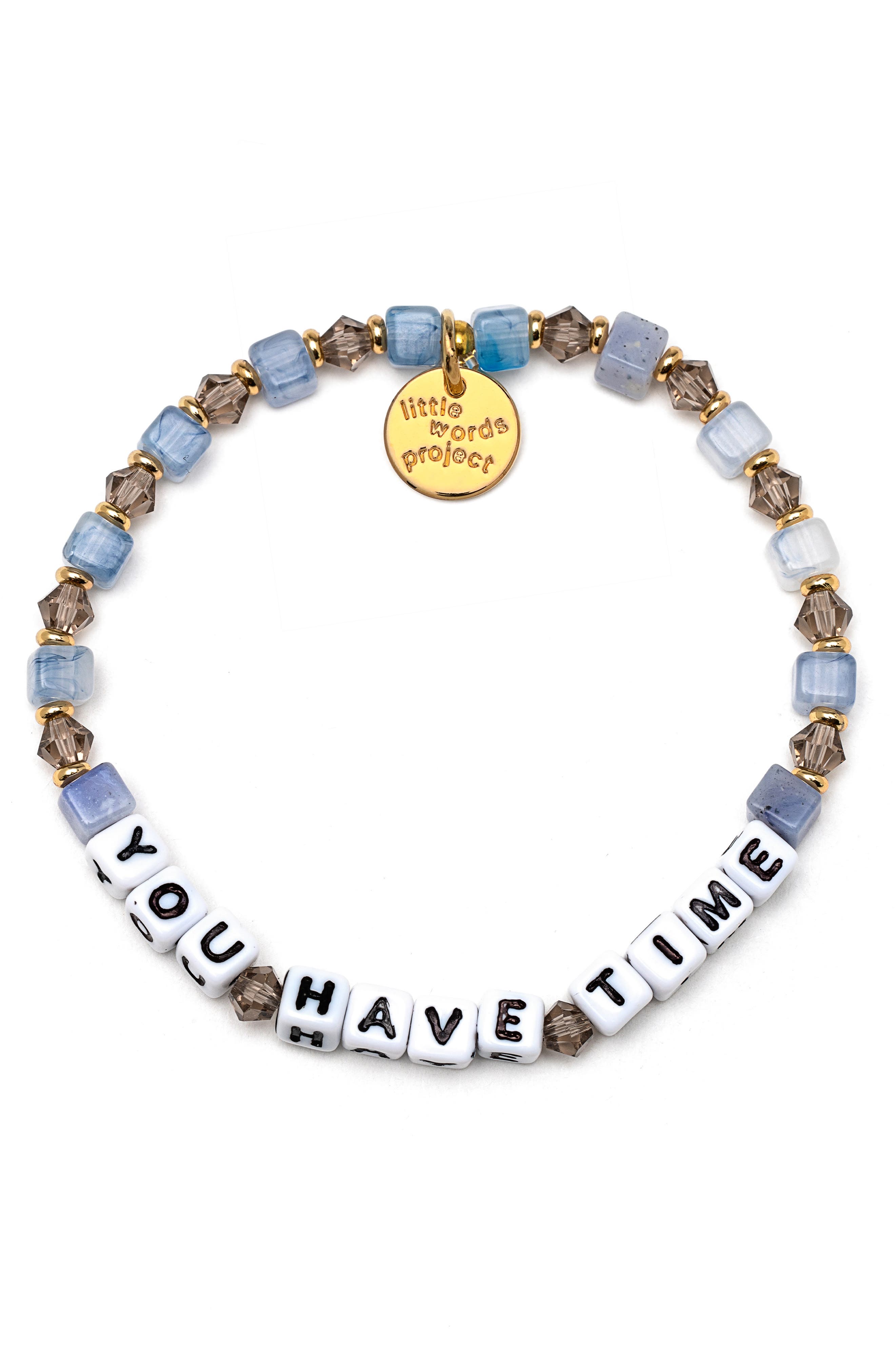 Little Words Project You Have Time Beaded Stretch Bracelet
