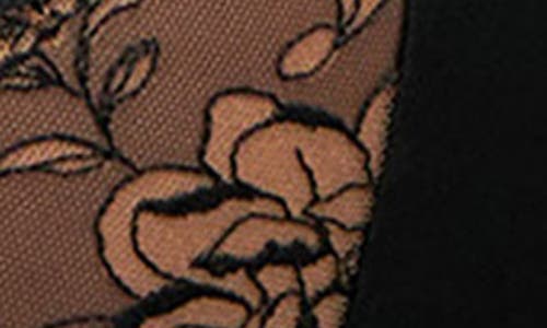 Elomi Teagan High Leg Briefs In Black/almond